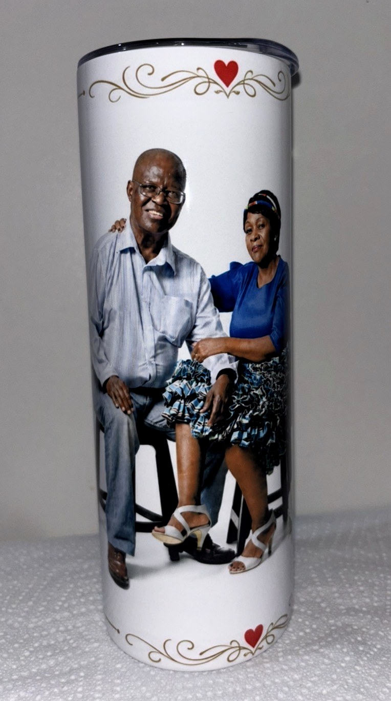 Personalised photo tumbler
