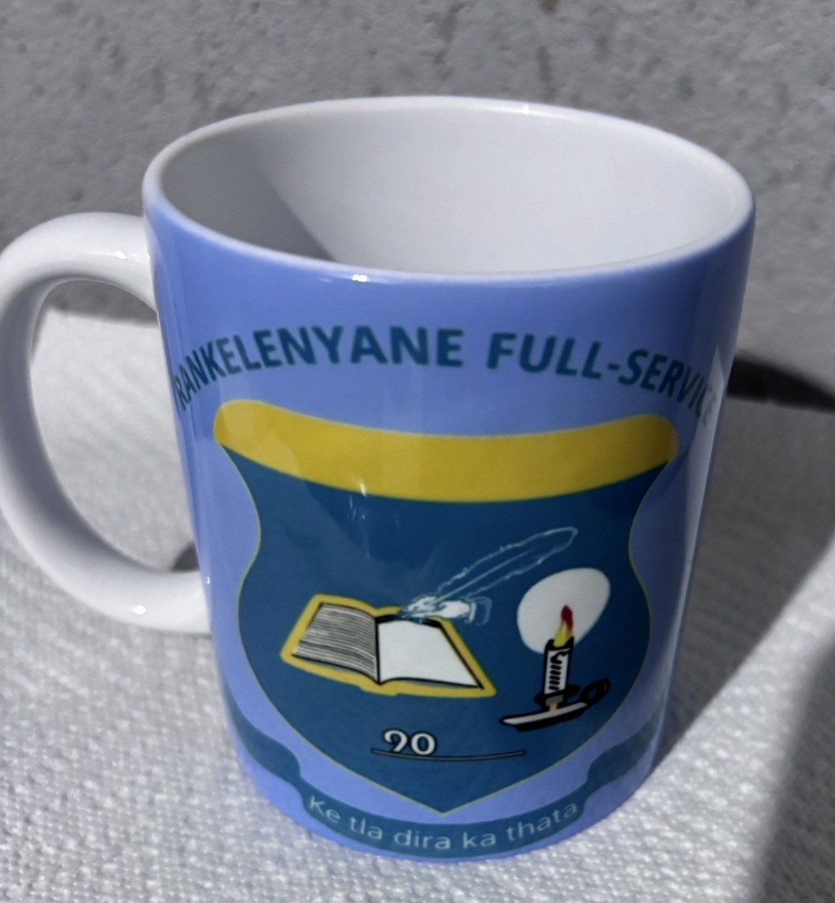School branded mug